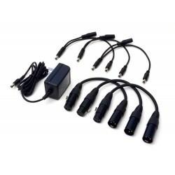 TC Helicon Singles Connect Kit kabelsæt til effektenheder med strømforsyning og forbindelseskabler