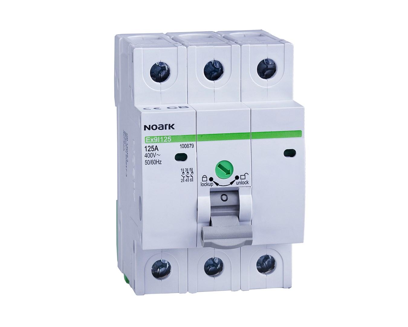 NOARK isolationsafbryder 3-modul 3-polet 100 A