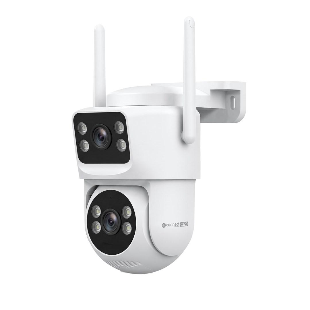 Kruger&Matz Connect C120 udendørs Wi‐Fi-overvågningskamera med Tuya