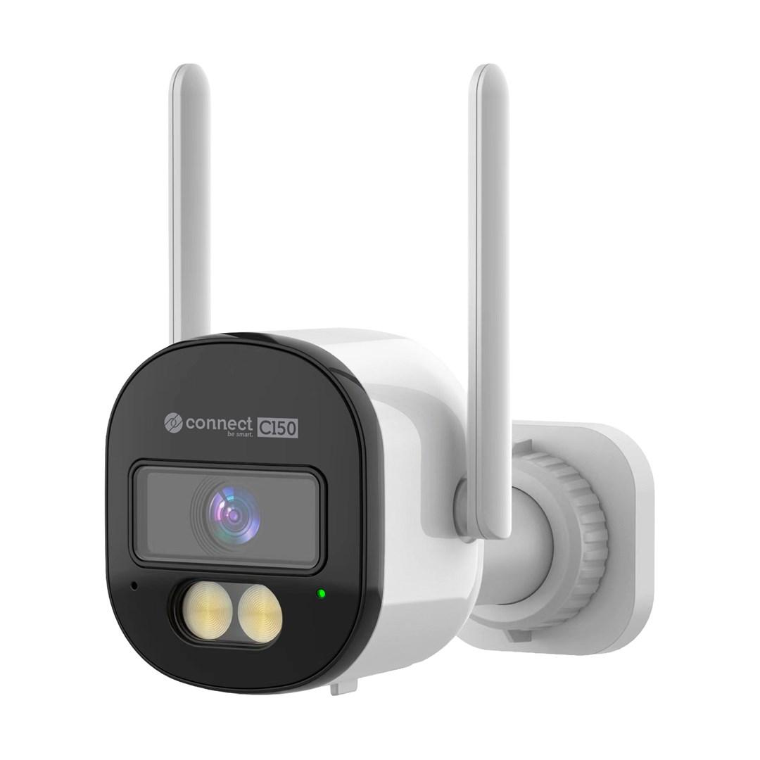 Kruger&Matz Connect C150 udendørs Wi-Fi overvågningskamera 2K med H.265, IR og Tuya Smart Life