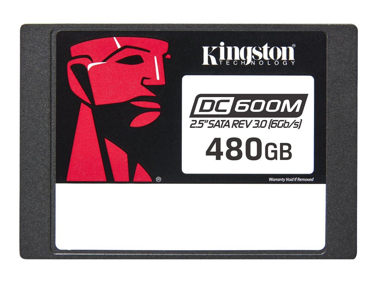 Kingston DC600M 480 GB 2,5" Enterprise SATA SSD Mixed Use til server og workstation