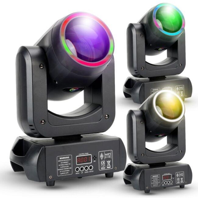 LIGHT4ME MH BEAM 150 RING bevægeligt beam-lys med ringeffekt