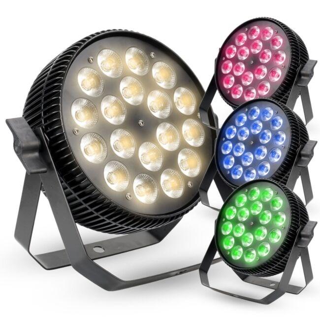 LIGHT4ME LIGHT4ME ALU TETRA RGBW PAR 18x10W reflektor sceni