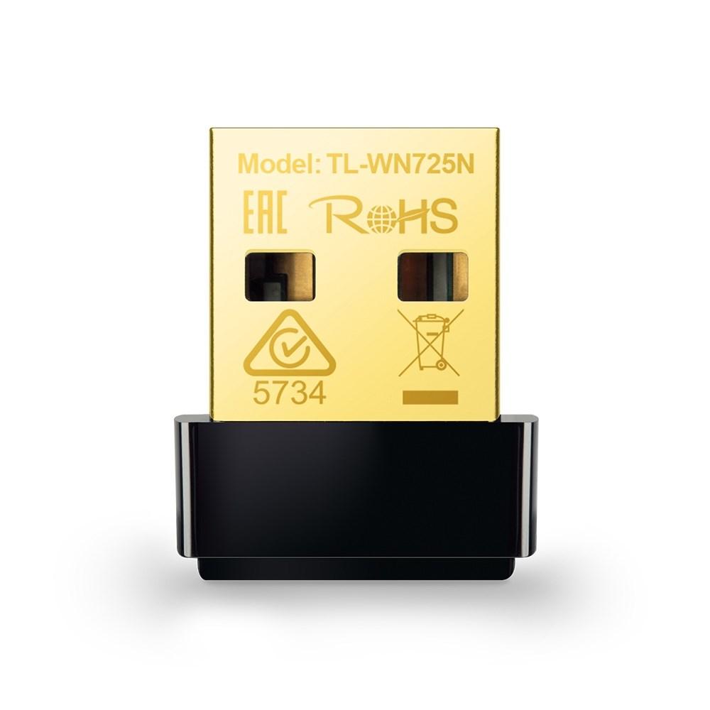 TP-Link TL-WN725N trådløst netværkskort USB Wi-Fi-adapter 150 Mbit/s 2,4 GHz - sort