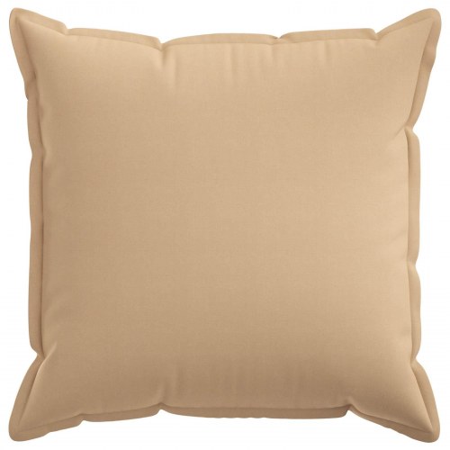 Pudebetræk HOUTEN 6 stk. - cremefarvet 80 x 80 cm faux linned
