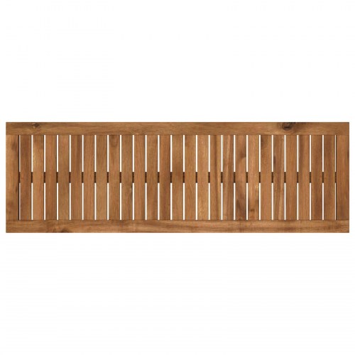 Bordplade i massivt akacietræ 108,5 x 35 x 2 cm - rektangulær