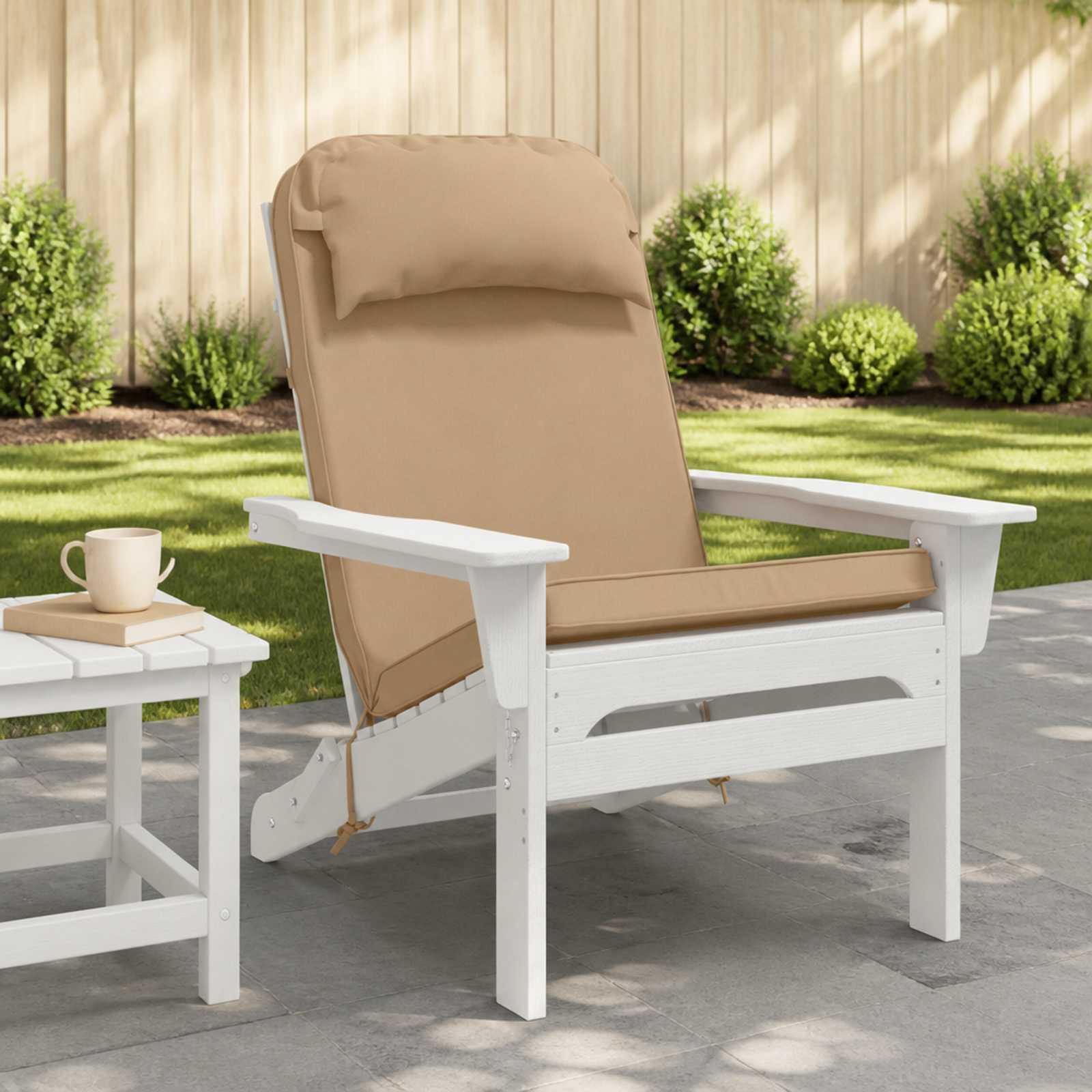 vidaXL Solseng Pude 100% polyester Sandfarvet 55 x 124 x 5 cm