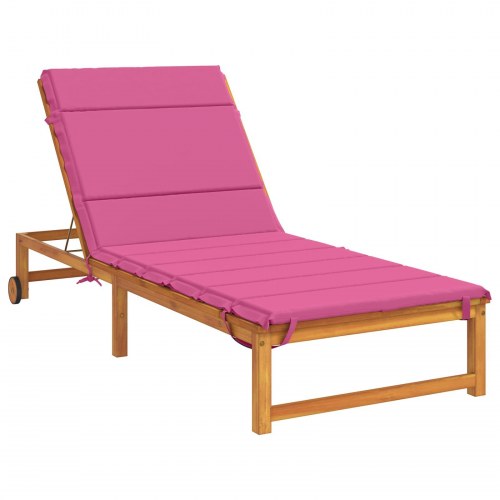 Solsengspude GEMERT - lyserød 200 x 70 x 3 cm