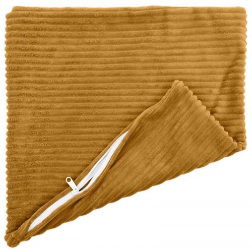 Pudebetræk HEERLEN 6 stk. i cordfløjl - gul 50 x 50 cm