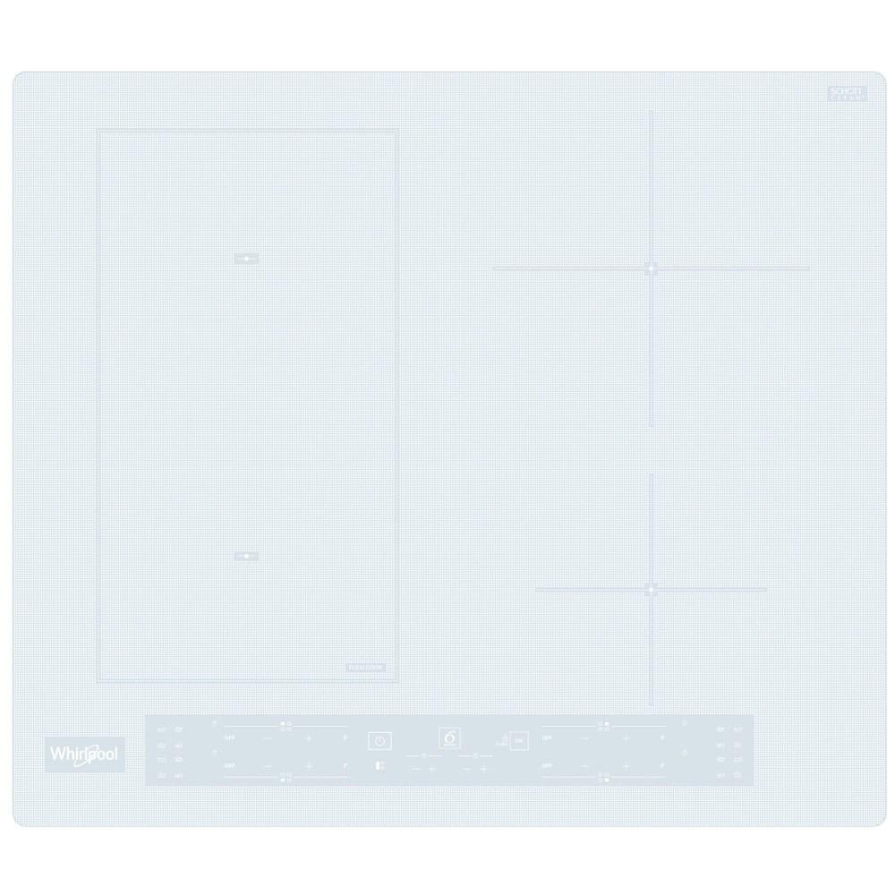 Whirlpool WL B4560 NE/W, Hvid, Indbygget, 59 cm, Zone induktionskogeplade, 4 zone(s), 4 zone(s)