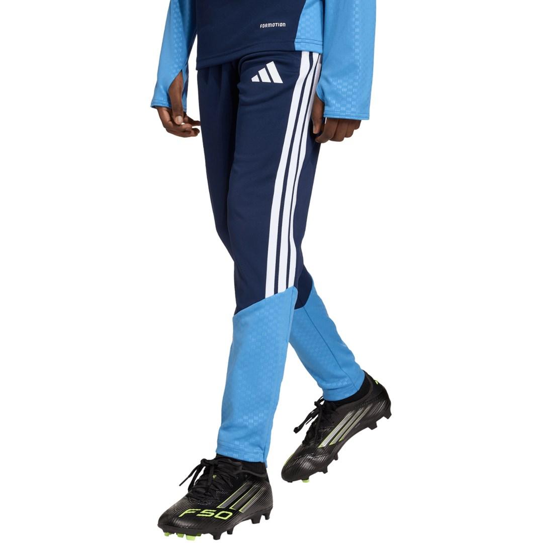 Træningsbukser til børn adidas Tiro 26 Competition Training - marineblå/lyseblå, 164 cm