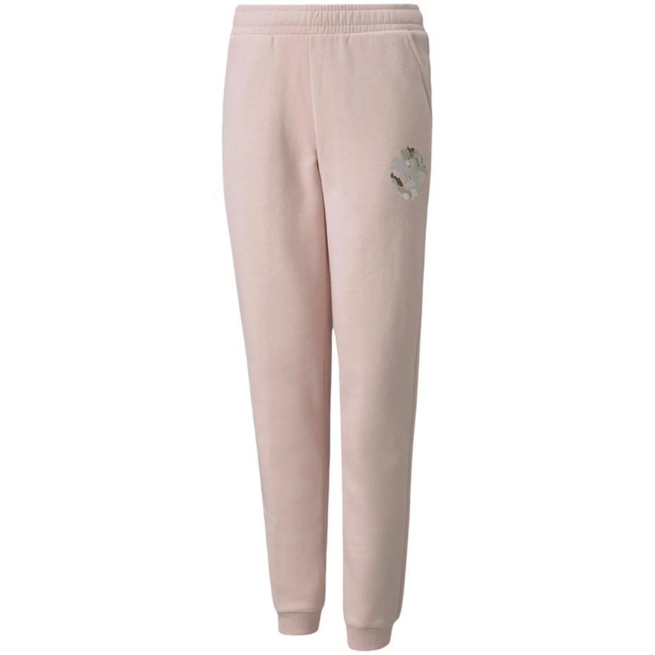 PUMA Alpha Sweatpants FL joggingbukser - pink, 140 cm