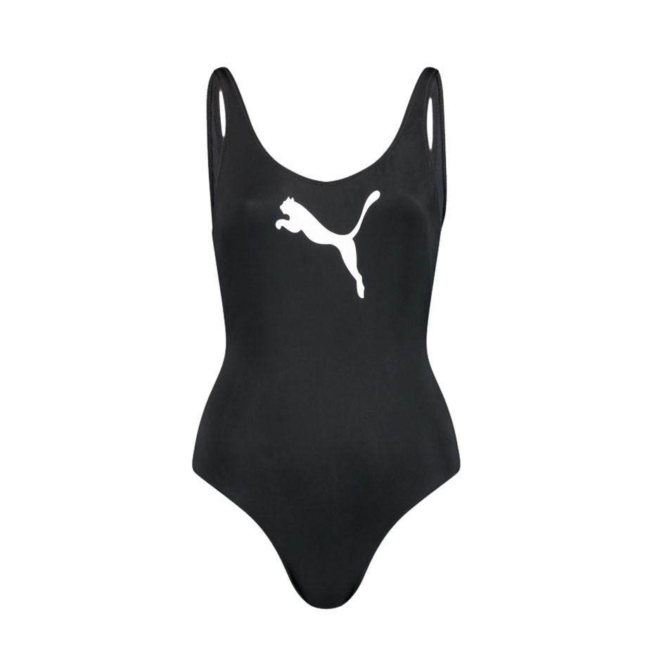 Badedragt Puma Swim Women Swimsuit 1P - sort, str. L