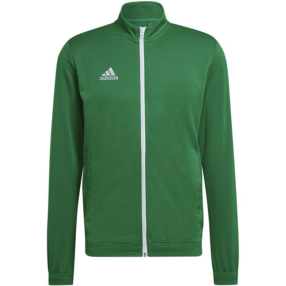 Adidas Entrada 22 træningsjakke med gennemgående lynlås - grøn, str. M