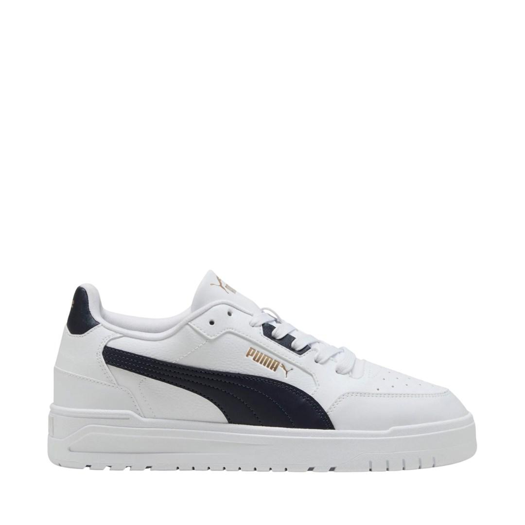 Puma Downtown sneakers i hvid/sort - lav sko med snørebånd, størrelse 43