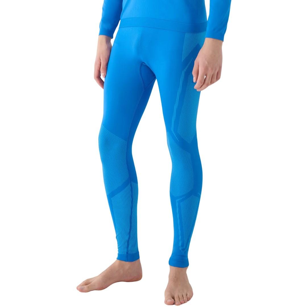 4F M166 herre termoaktive leggings - blå, S/M