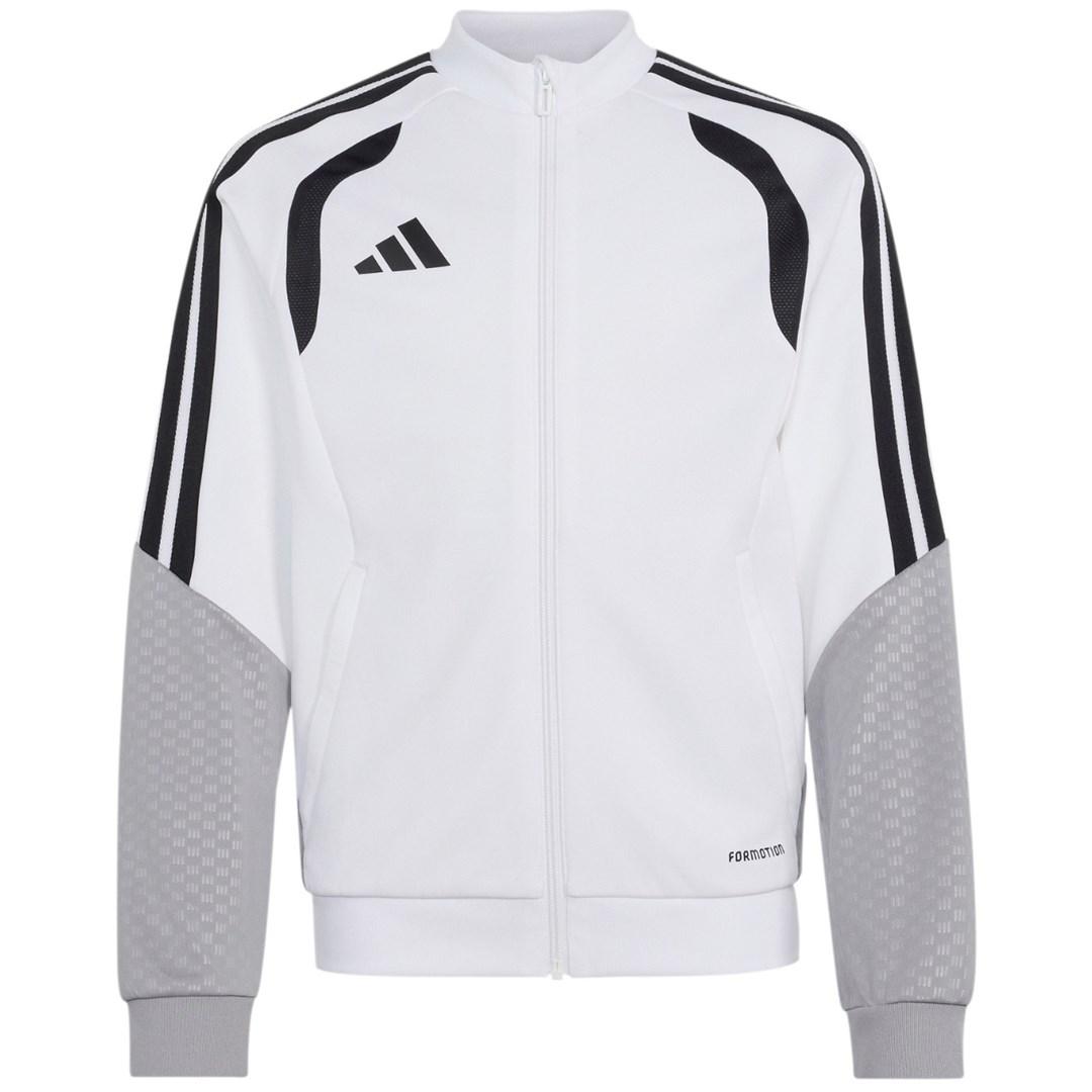 adidas Tiro 26 Competition Training træningsjakke til børn - hvid/grå, 164 cm