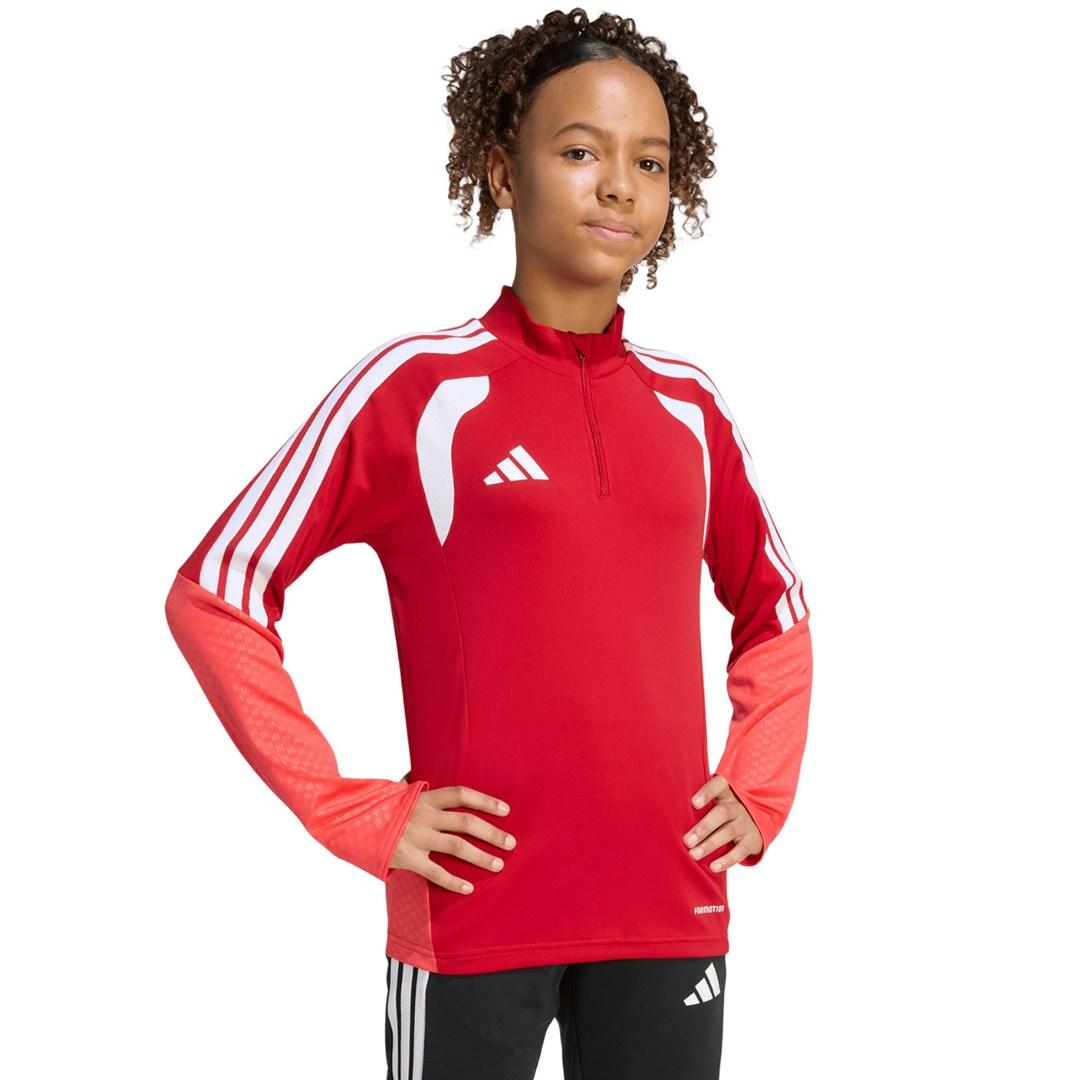 adidas Tiro 26 Competition træningstop til børn - rød-orange, str. 164 cm