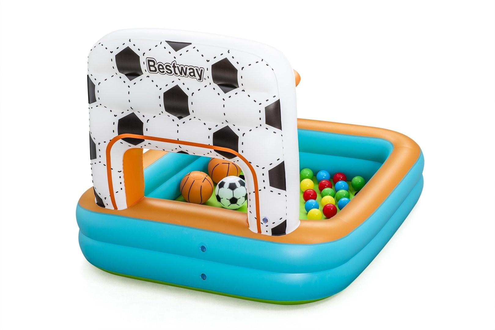 Bestway oppusteligt boldbassin Kick N’Swish 120×107×84 cm - fra 2 år