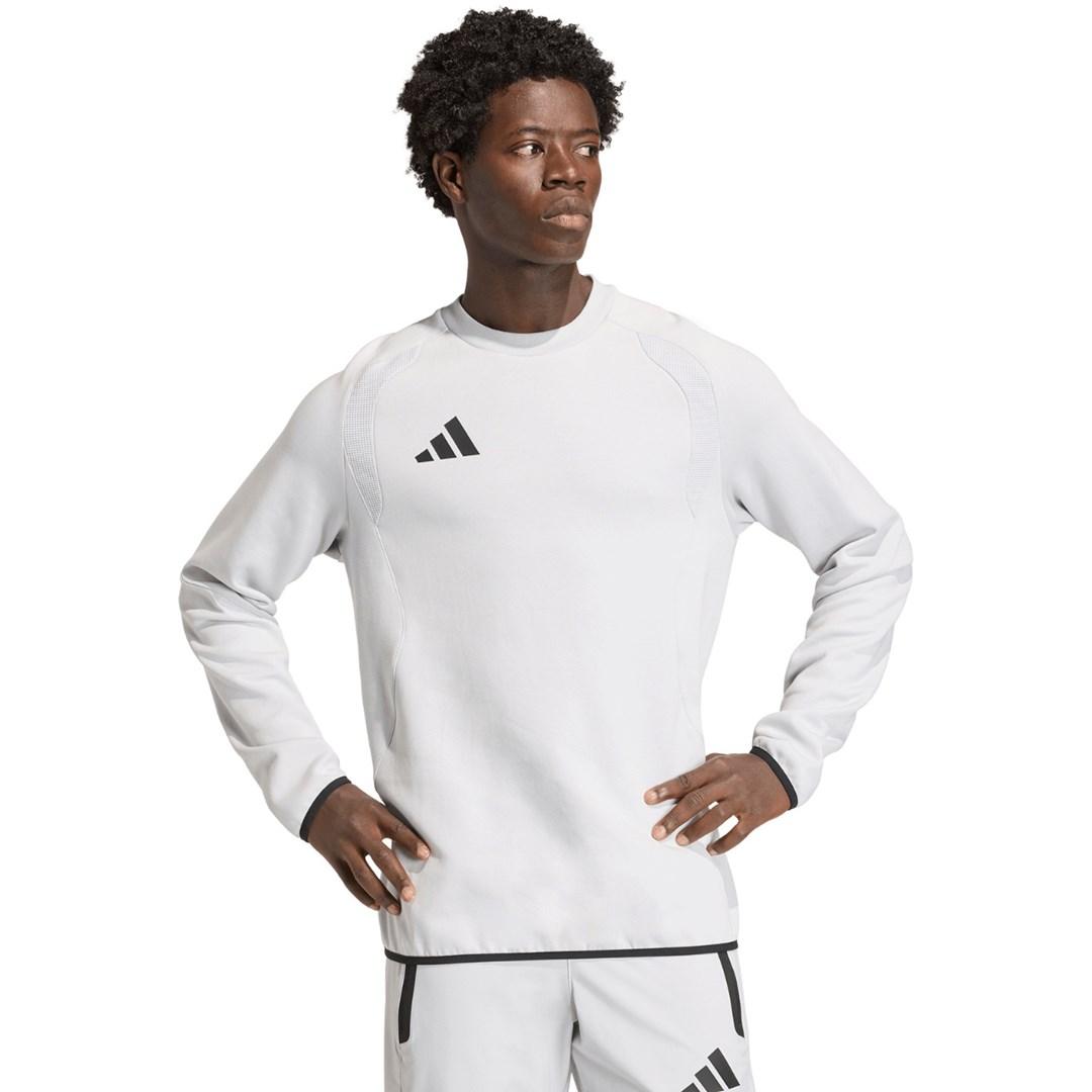 adidas Tiro 26 Travel Crew herresweatshirt - lysegrå, str. XL, model KD3323
