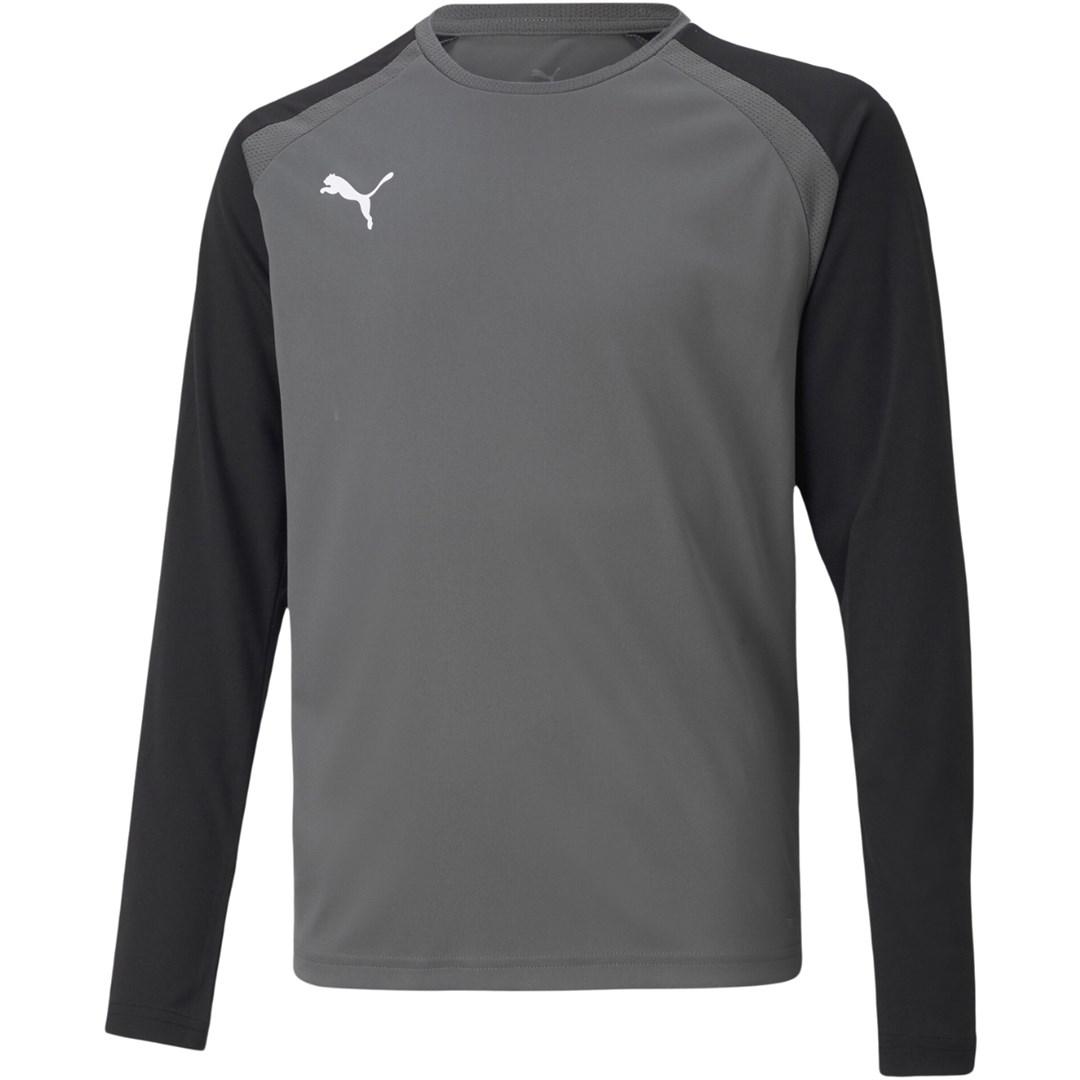 Målmandstrøje Puma teamPACER GK LS 704939 43 - grå/sort 164 cm