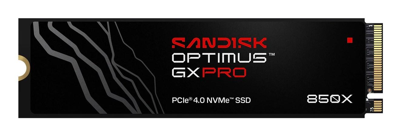 SanDisk Optimus GX PRO 850X 1 TB M.2 NVMe SSD PCIe 4.0 2280 til PC, notebook og spillekonsol