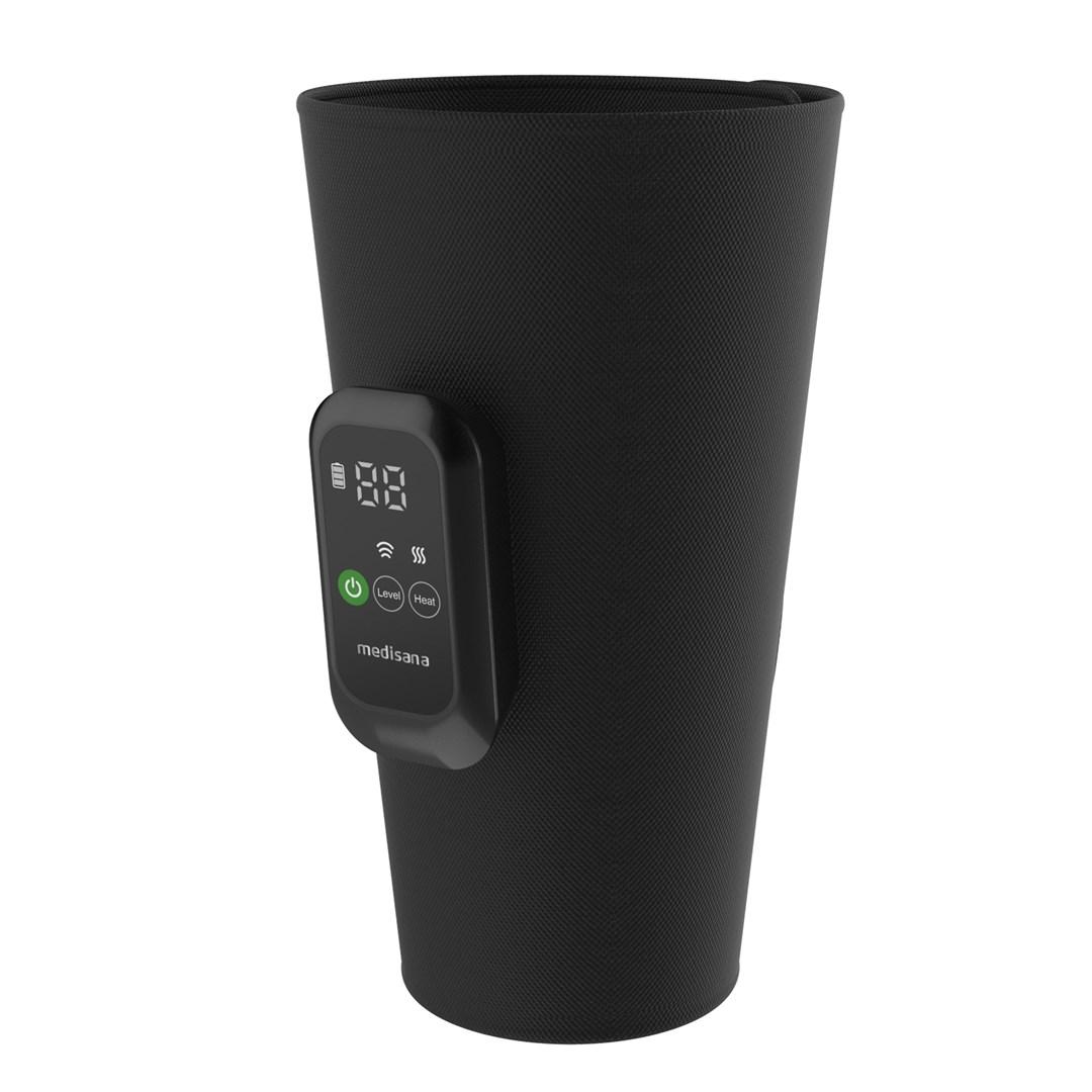 Medisana LM 200 benkompressionsmassager med varmefunktion og LED-display - sort