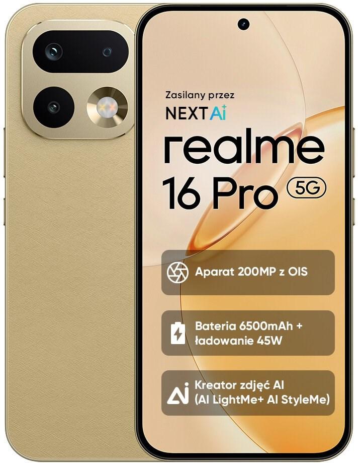 realme 16 Pro 6,78" 8/512 GB 5G - Grå smartphone