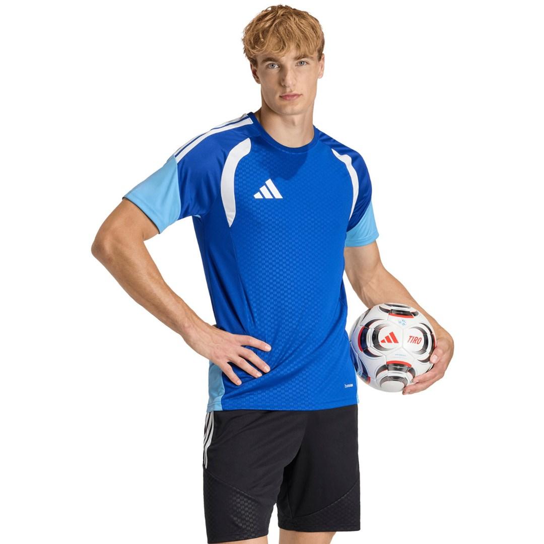 adidas Tiro 26 Competition Training Jersey herre træningstrøje str. L - blå med lyseblå detaljer