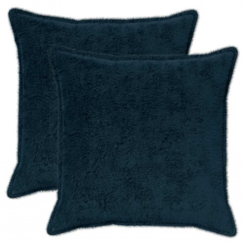 Pudebetræk HOUTEN 2 stk. mørkeblå 60 x 60 cm