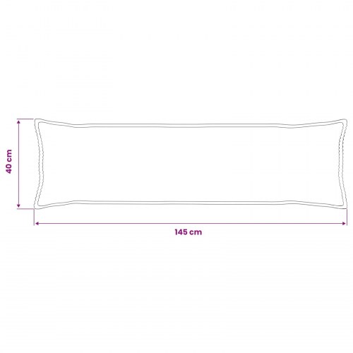 Pudebetræk HOUTEN 2 stk. - gul 40 x 145 cm i cordfløjl