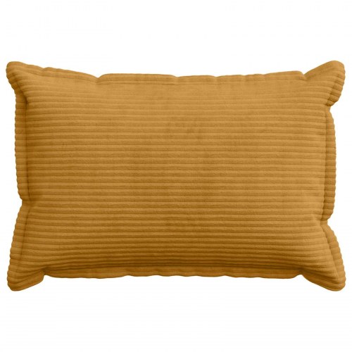 Pudebetræk HOUTEN 6 stk. - gul cordfløjl 50 x 70 cm