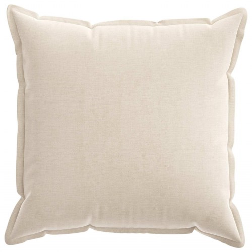 Pudebetræk HOUTEN 2 stk. - cremefarvet chenille 60 x 60 cm