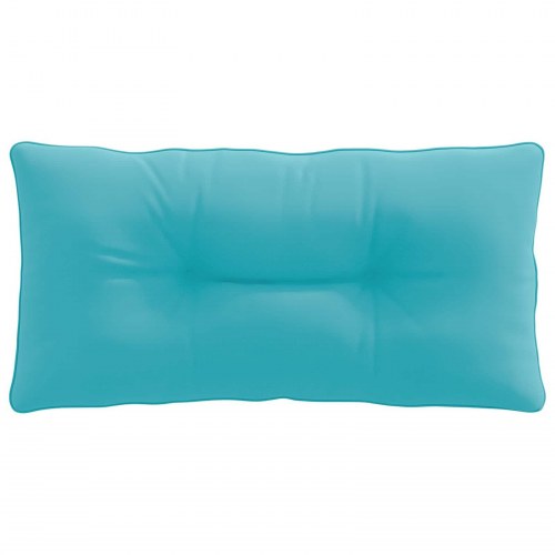 Rygpude PUTTEN - turkis 70 x 40 x 10 cm