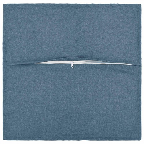 Pyntepuder 6 stk. HOUTEN jeansblå 45 x 45 cm