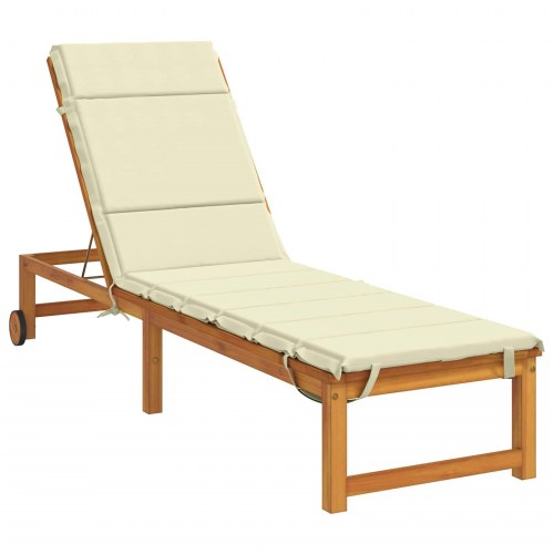 Solsengspude GEMERT - creme, 200 x 60 x 3 cm