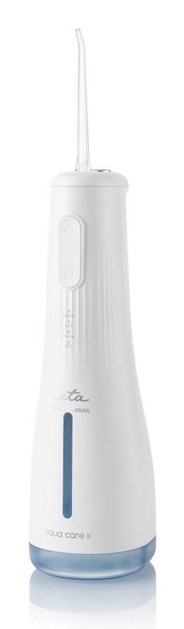 Eta AquaCare II, 0,25 L, Hvid, Trådløs oralvandingsanordning, 2,1 kPa, 8,3 kPa, Knapper