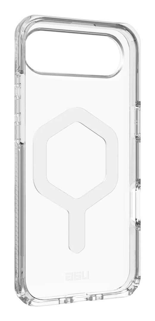 Urban Armor Gear mobilcover til Apple 16,5 cm 6,5" - transparent/hvid, MagSafe-kompatibelt