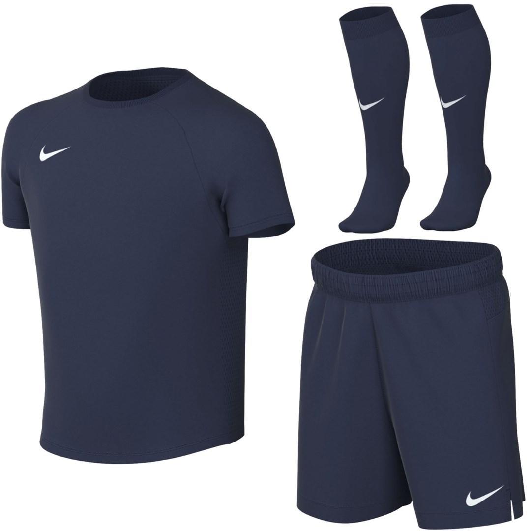 Sportssæt Nike Dri-FIT Park VIII HV8260 410 til små børn - marineblå, str. S