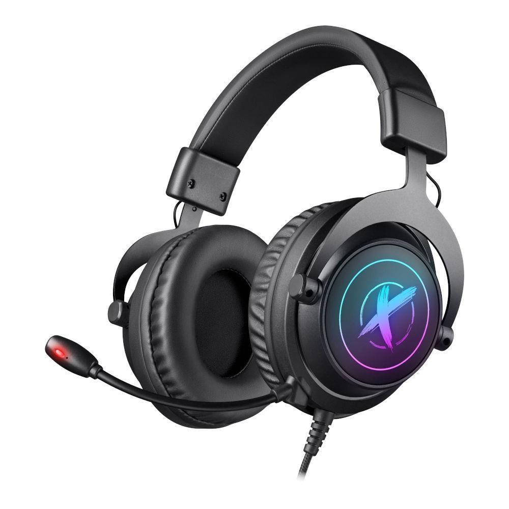 Defender EPIC PRO gamingheadset med mikrofon, 7.1 Virtual Sound, USB og RGB-belysning
