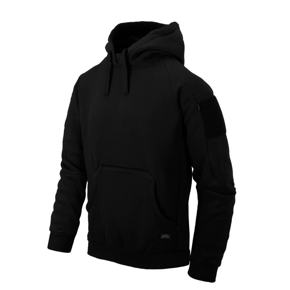 Urban Tactical Hoodie Lite Kangaroo hoodie med hætte og kængurulomme - Sort