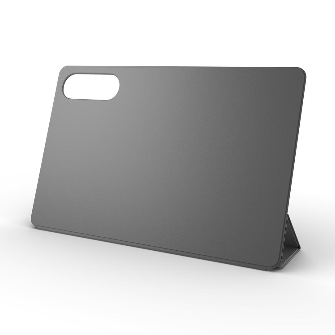 Lenovo - Flipomslag til tablet - polyuretan (PU) - luna-grå - for Yoga Tab ZAG6