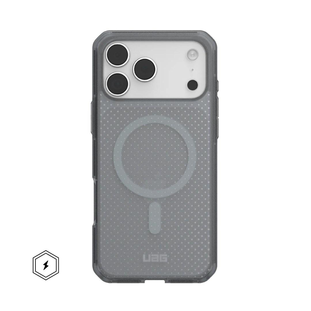 Urban Armor Gear mobilcover 6,9" med MagSafe - grå/translucent
