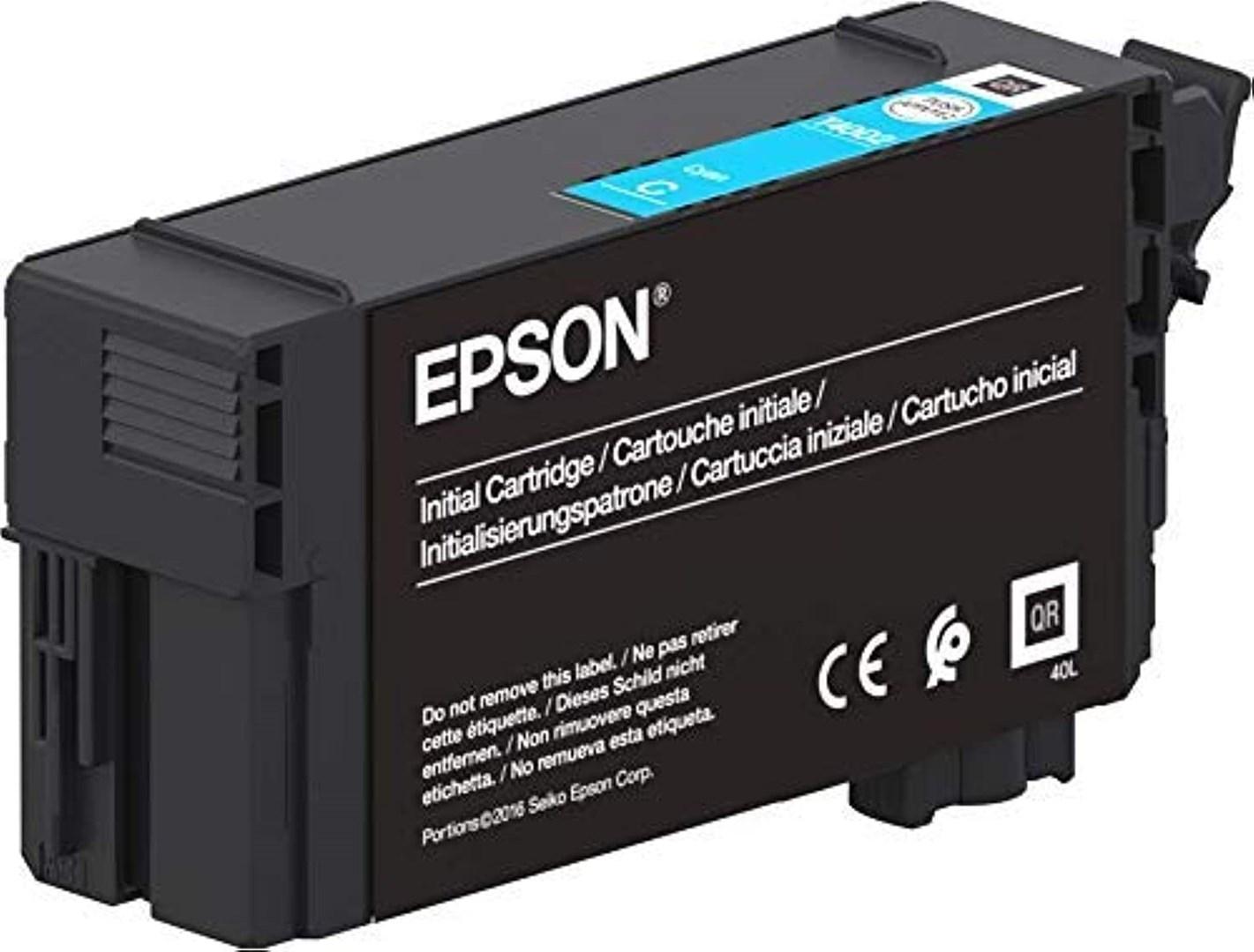 Blækpatron Epson UltraChrome XD2 T40D240 - cyan 50 ml