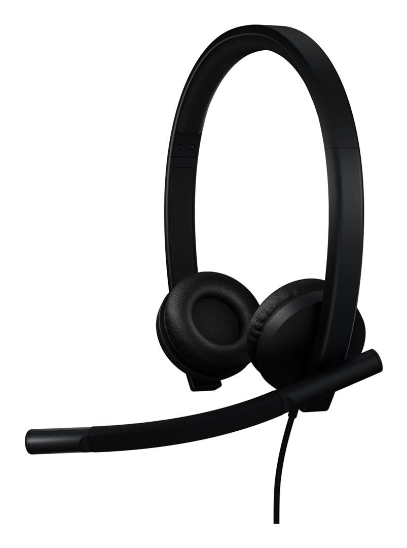 Logitech H570e - Headset - på øret - kablet - USB-C - Certified for Microsoft Teams