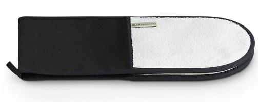 Le Creuset grydelap/ovnhandske i bomuld - sort, vaskbar, 1 stk.