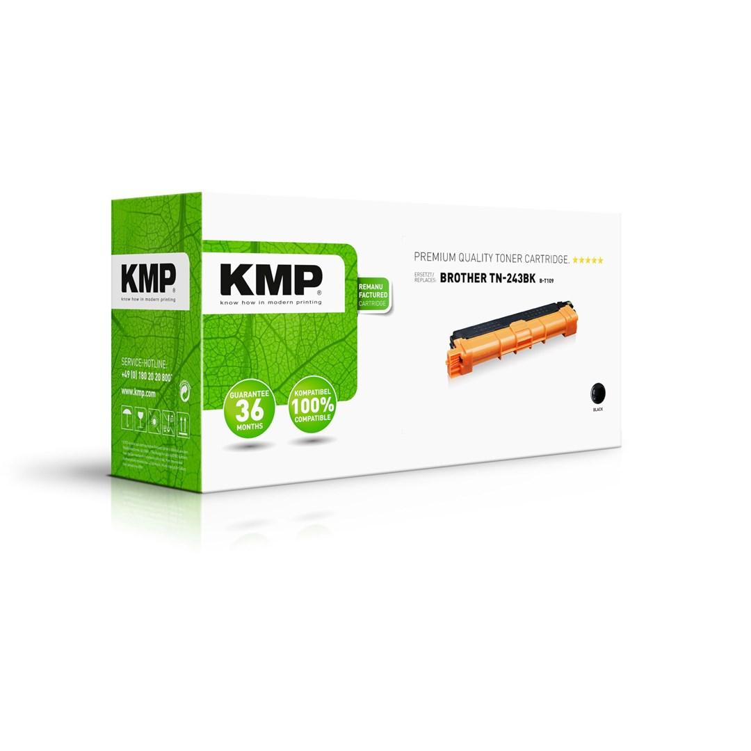 KMP kompatibel sort tonerpatron til Brother TN243BK - 1 stk., op til 1000 sider
