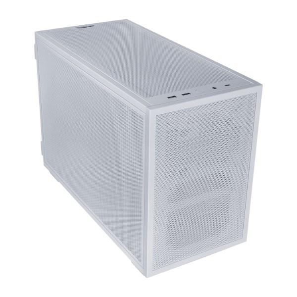 LIAN LI B4-mATX Mesh Mini Tower kabinet - hvid, micro ATX/Mini-ITX