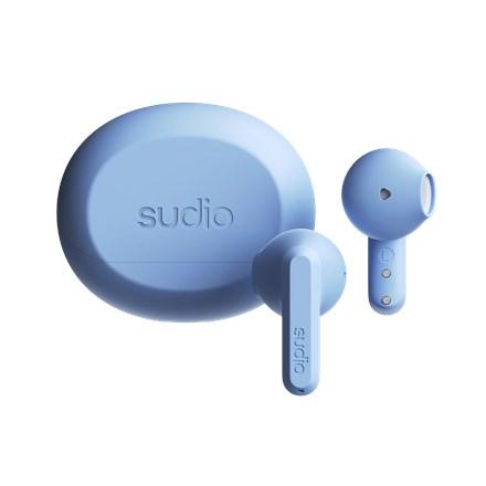 Sudio A3 trådløse in-ear earbuds med Bluetooth og mikrofon - Blue