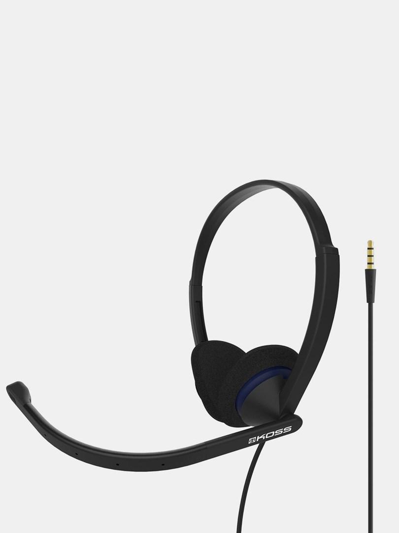 Koss CS200i kablet headset med bøjlemikrofon og 3,5 mm - sort til kontor og callcenter